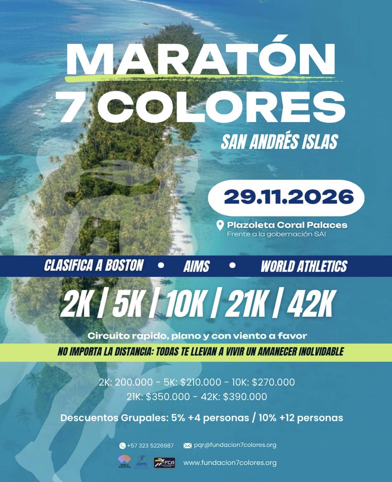 Maraton 7 colores 2026